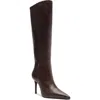 Schutz Mikki Up Knee High Boot In Animal Print