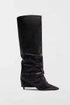 Schutz Mikki Up Slouch Knee High Boot In Black, Women's At Urban Outfitters In Black