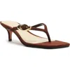Schutz Miriam Slide Sandal In Brown