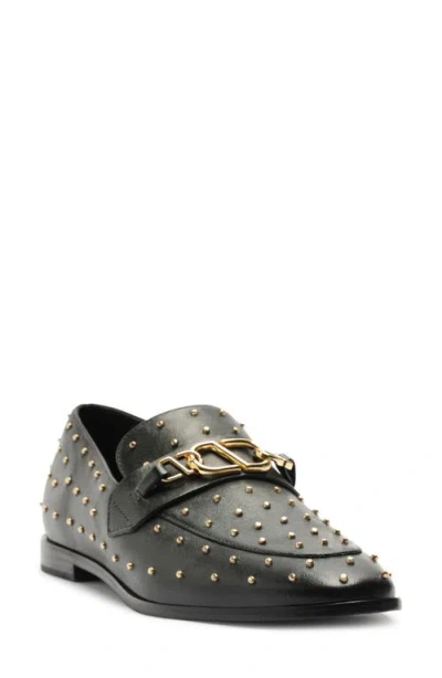 Schutz Women's Morgan Round Toe Flats In Black