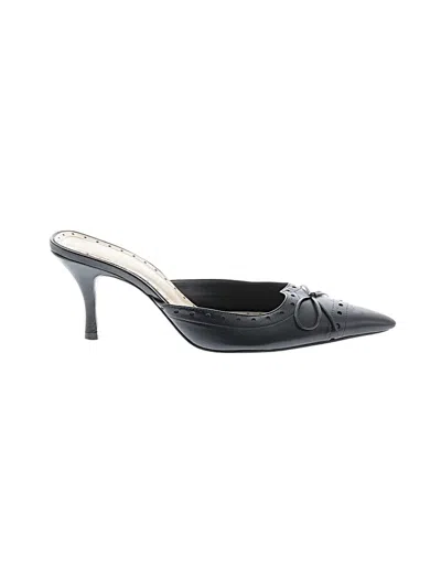 Pre-owned Schutz Mule/clog In Black