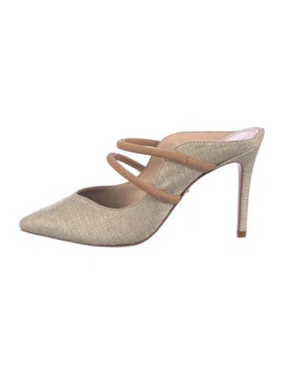 Pre-owned Schutz Mules In Neutral