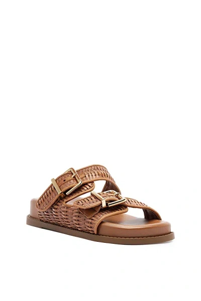 SCHUTZ NAOMI WOVEN SLIDE IN BROWN, WOMEN'S AT URBAN OUTFITTERS