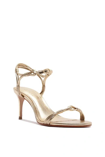 SCHUTZ NARA BRAIDED MID HEEL IN PLATINA, WOMEN'S AT URBAN OUTFITTERS