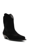 Schutz Nash Leather Bootie In Black