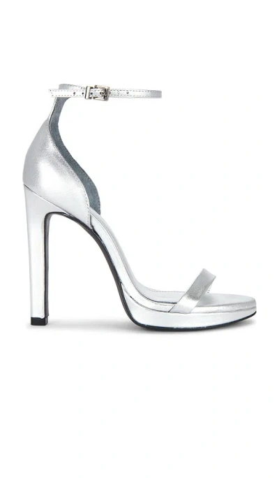 Schutz Nicole Sandal In Silver
