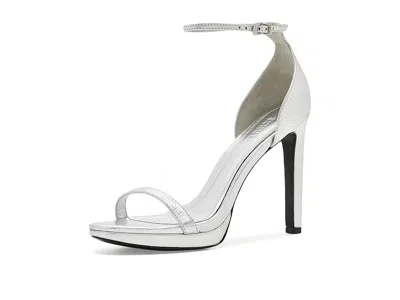 Schutz Nicole Sandal In Silver