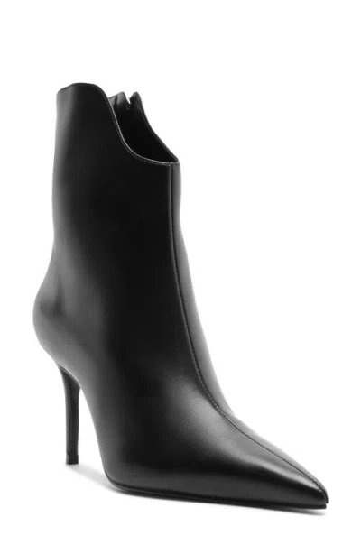 Schutz Ophelia Pointed Toe Bootie In Black