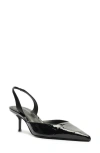 Schutz Paola Mid Pumps In Black Leather In Black