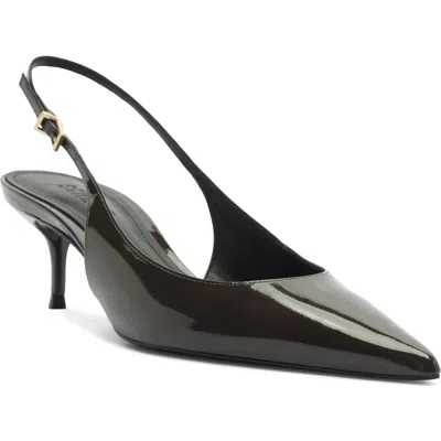 Schutz Paola Mid Slingback Pump In Brown