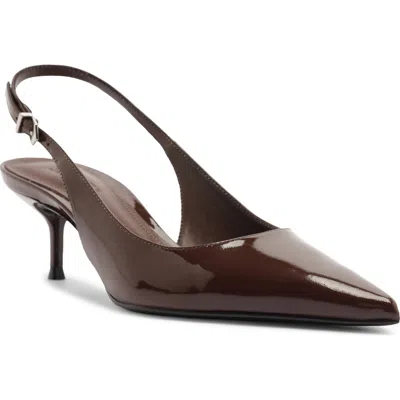 Schutz Paola Mid Slingback Pump In Brown