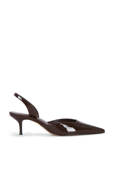 Schutz Paola Mid Slingback Pump In Brown