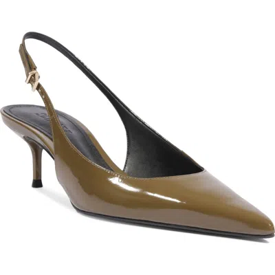 Schutz Paola Mid Slingback Pump In Green