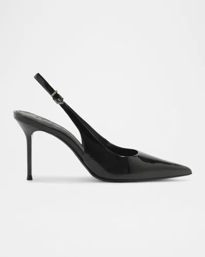 Schutz Paola Patent Leather Slingback Stiletto Pumps In Multi