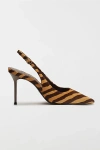 Schutz Paola Slingback Heel In Natural, Women's At Urban Outfitters In Brown