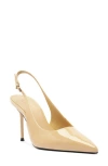 Schutz Paola Slingback Pointed Toe Pump In Brown