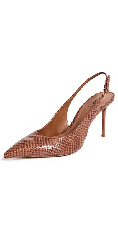 Schutz Paola Slingbacks Miele In Brown