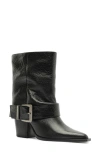 Schutz Parker Leather Boot In Black