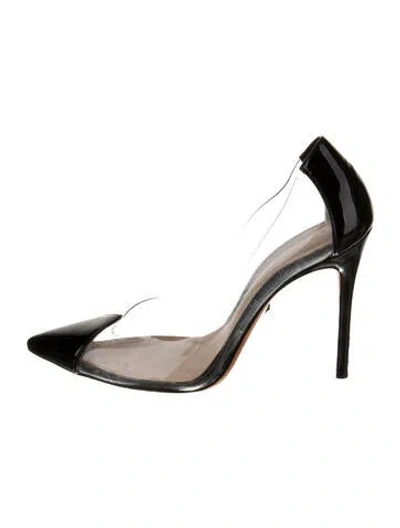 Pre-owned Schutz Patent Leather D'orsay Pumps In Black