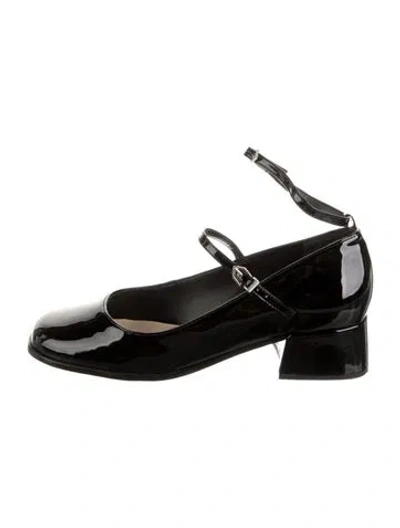 Pre-owned Schutz Patent Leather Pumps In Black