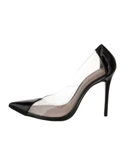 Pre-owned Schutz Patent Leather Pumps In Black