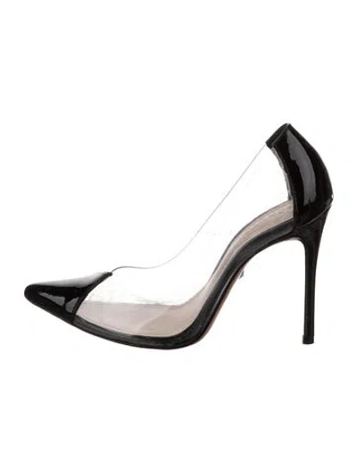 Pre-owned Schutz Patent Leather Pumps In Black