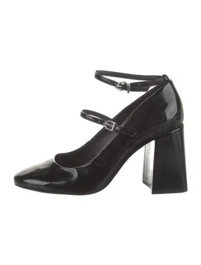 Pre-owned Schutz Patent Leather Pumps In Black