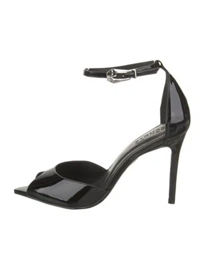 Pre-owned Schutz Patent Leather Pumps In Black