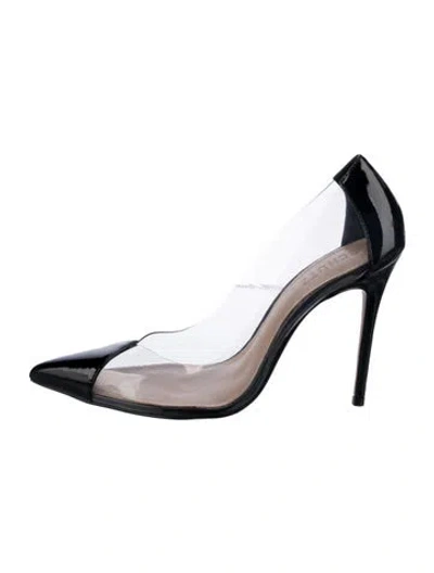 Pre-owned Schutz Patent Leather Pumps In Black