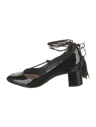 Pre-owned Schutz Patent Leather Pumps In Black