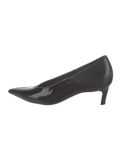 Pre-owned Schutz Patent Leather Pumps In Black