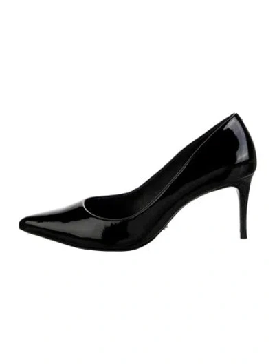 Pre-owned Schutz Patent Leather Pumps In Black