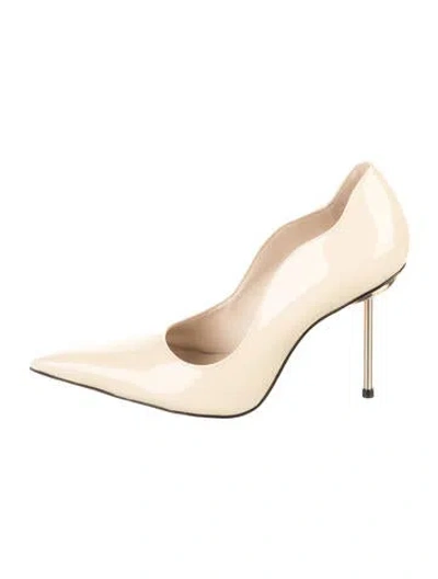 Pre-owned Schutz Patent Leather Pumps In Neutral