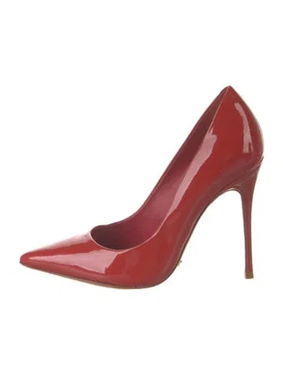 Pre-owned Schutz Patent Leather Pumps In Orange