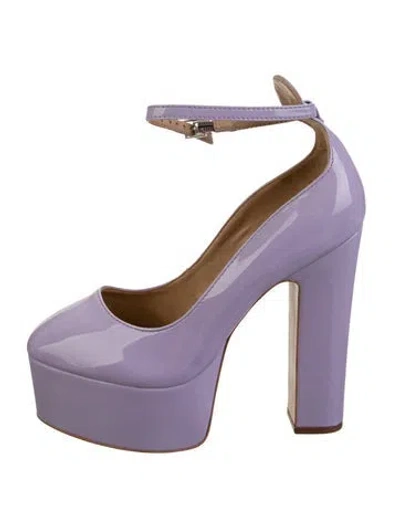 Pre-owned Schutz Patent Leather Pumps In Purple