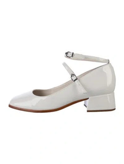 Pre-owned Schutz Patent Leather Pumps In White
