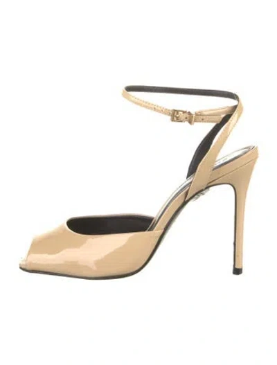 Pre-owned Schutz Patent Leather Slingback Pumps