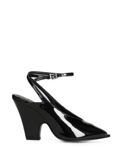 Schutz Patent-leather Ankle-strap Pumps In Black