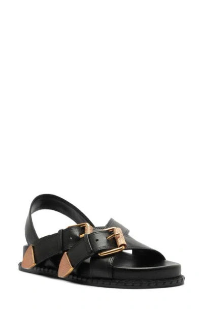 Schutz Patsy Strappy Sandal In Black