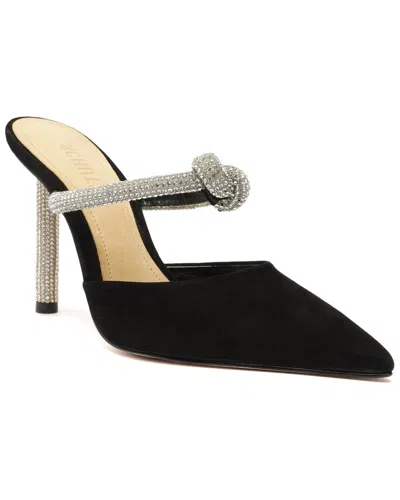 SCHUTZ SCHUTZ PEARL GLAM HEEL NUBUCK MULE