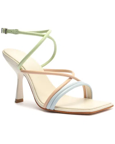 Schutz Phoeby Casual Leather Sandal In White