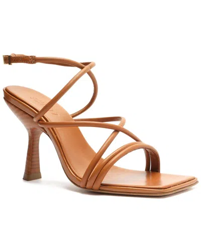 Schutz Phoeby Leather Sandal In Brown
