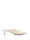 Schutz Pointed-toe Leather Mules In Multi