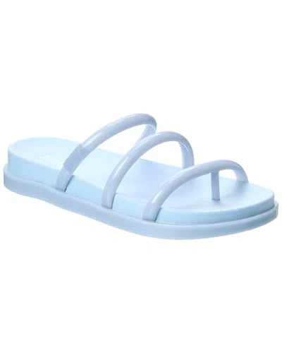 Schutz Polly Sport Slide Sandals In Blue