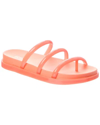 Schutz Polly Flat Sandal In Orange