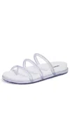 Schutz Polly Sporty Jelly Sandals White