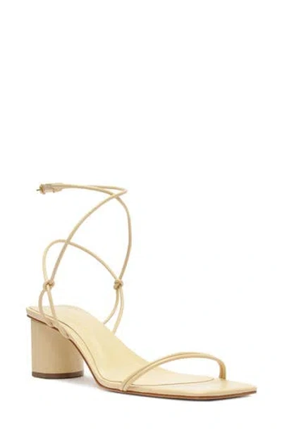 Schutz Pompeii Mid Ankle Strappy Sandal In Brown