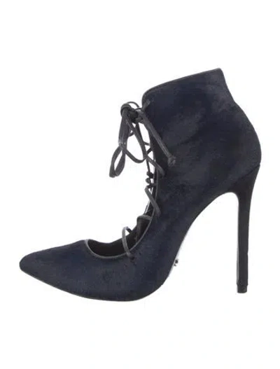 Pre-owned Schutz Ponyhair Pumps In Blue