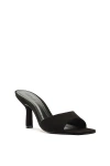 Schutz Posseni Leather Heeled Mule In Black, Women's At Urban Outfitters In Multi