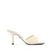 Schutz Posseni Leather Sandal In White